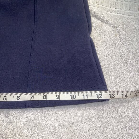 Lane Bryant Straight Leg Travel Trousers Navy Blue Stretch Zip Pockets Sz 16 - Picture 11 of 11